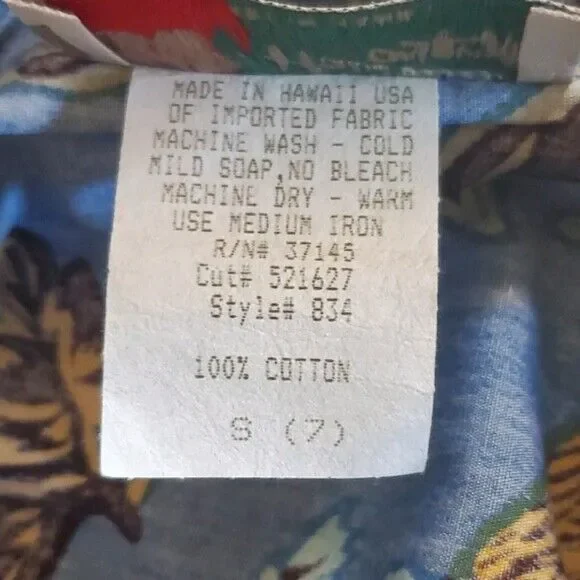 Hilo Hattie Girls Size Small (7) Dress Made In Hawaii - Picture 8 of 8